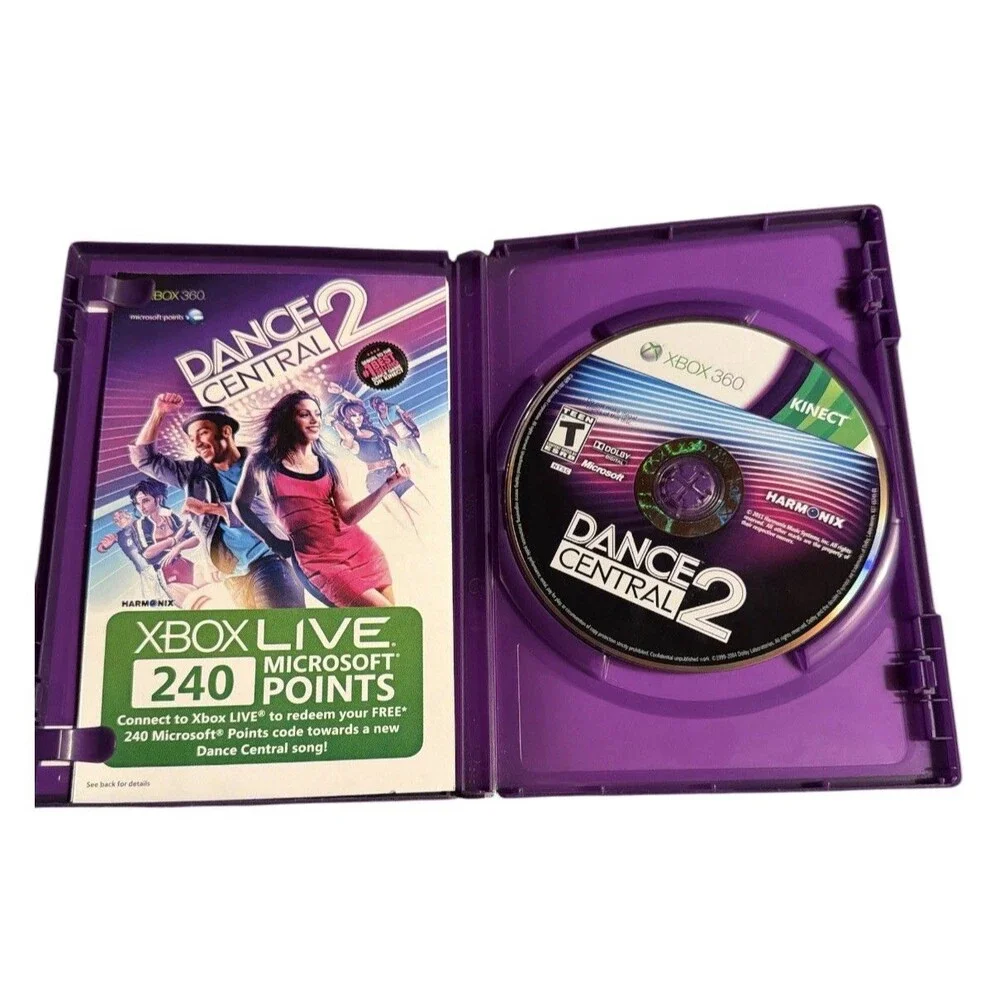 Xbox 360 Dance Central 2 Game Disc Great Condition / Tested